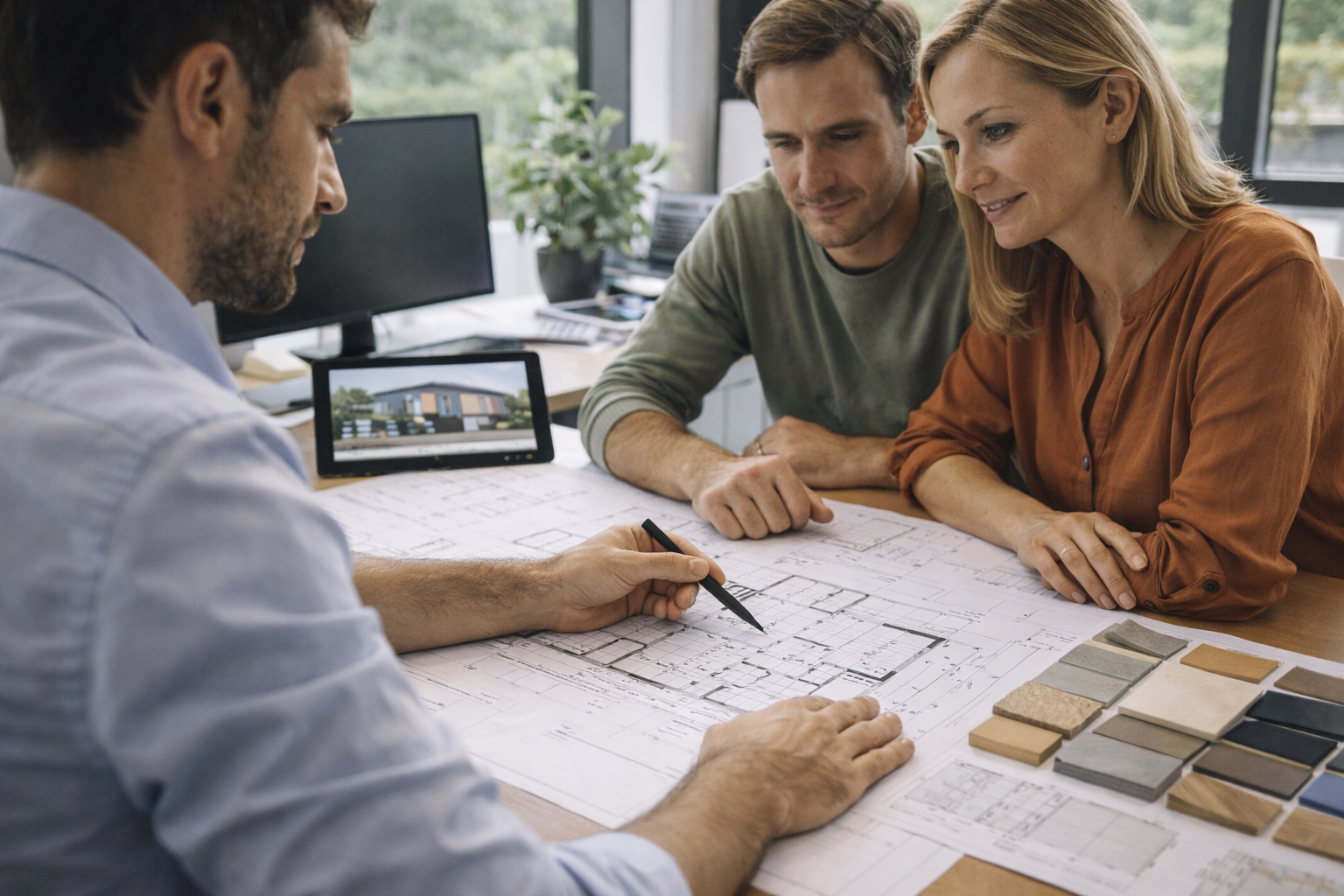 Accompagnement et conseil personnalisés tout au long du projet, afin de guider les clients dans leurs décisions et d’assurer une évolution cohérente et maîtrisée de leur projet.